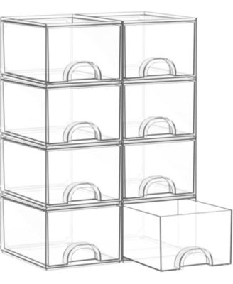 XDOVET Stackable Storage Boxes Art Makeup Organizer Drawers