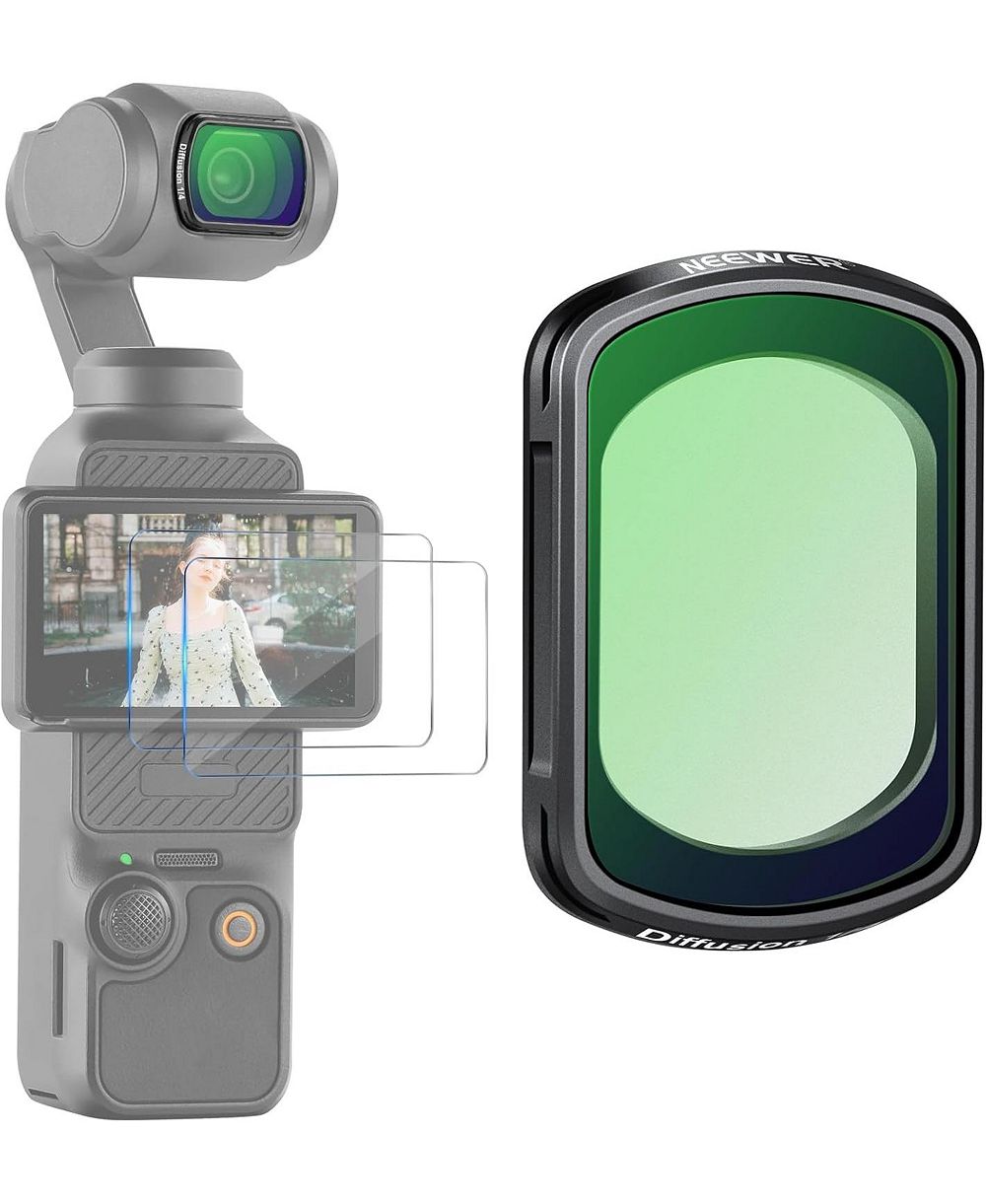 Neewer Magnetic Optical Glass Diffusion 1/4 Filter [Compatible with DJI Osmo Pocket 3]