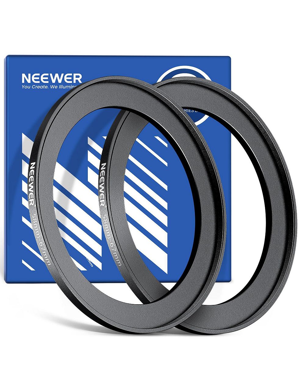 Neewer 58-67mm Step Up Ring Camera Lens Adapter