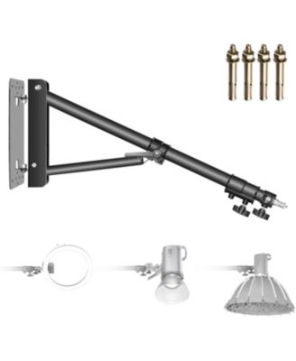 Neewer Triangle Wall Mount Arm 180-Degree Rotation for Photo Studio Lighting