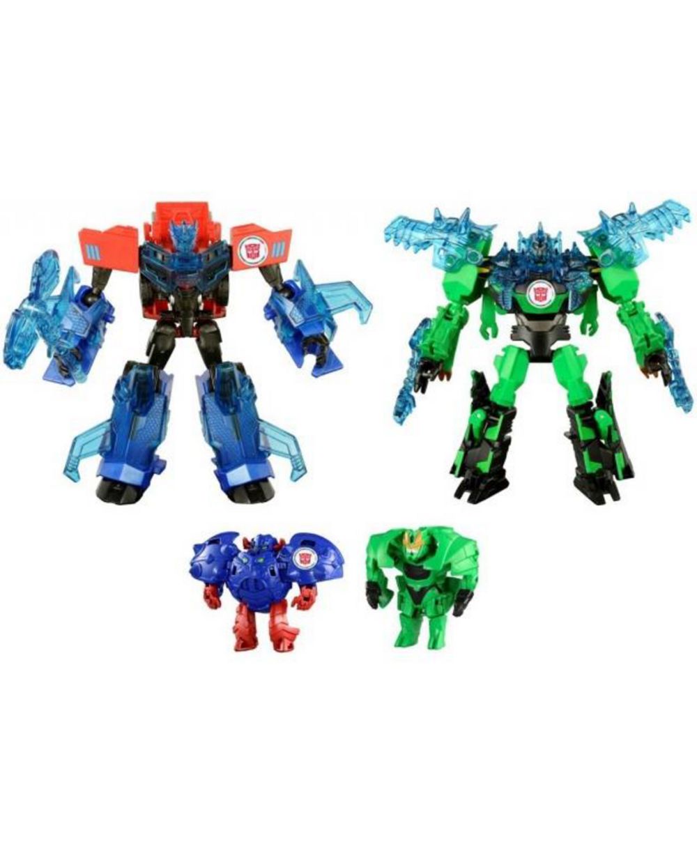 Transformers Optimus Prime and Grimlock Supreme Armor 7" 2-компонентный набор фигурок, от 11 лет
