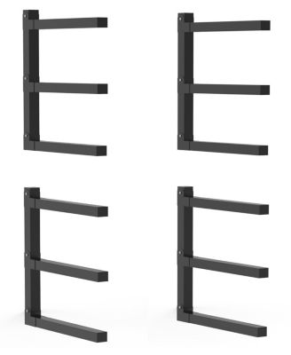 XDOVET Wall Mounted Storage Rack 2 Piece Set
