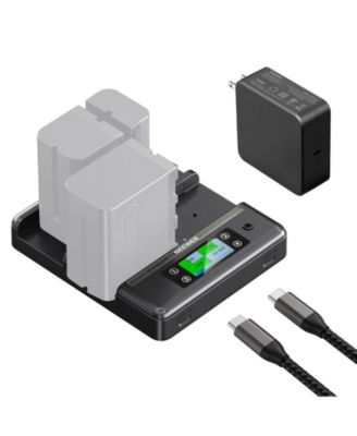 Neewer NW-F4R аккумулятор для камеры и зарядное устройство с USB C для некоторых устройств Sony NP-F-series