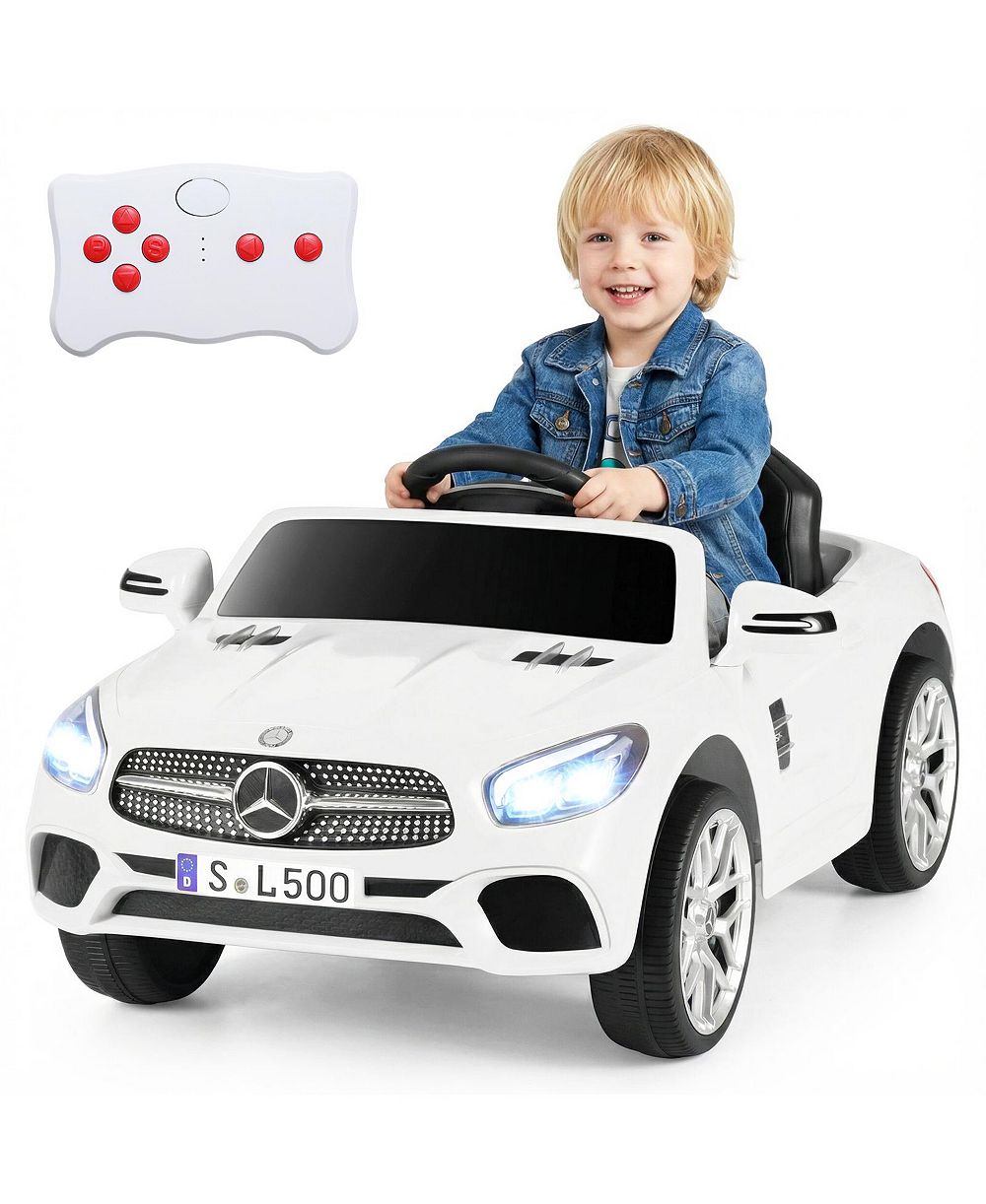 Gymax Mercedes-Benz SL R231 детская электромобиль 12V с музыкой