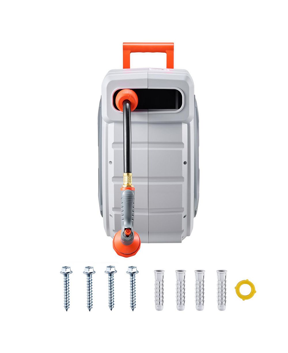 VEVOR Retractable Garden Hose Reel Wall Mounted Garden Hose Reel