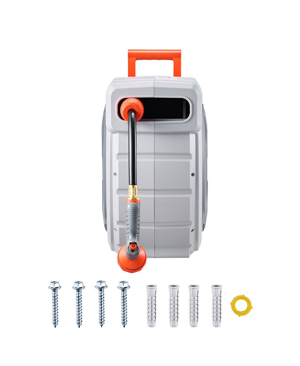 VEVOR Retractable Garden Hose Reel Wall Mounted Garden Hose Reel