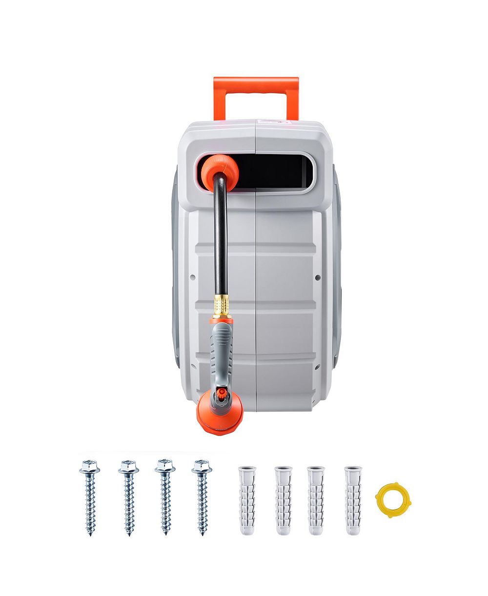 VEVOR Retractable Garden Hose Reel Wall Mounted Garden Hose Reel