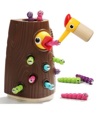 TOP BRIGHT Magnetic Bird Feeding Game Toys For Kids Fine Motor Skills Toy Preschool Learning Activities Toy For Toddler