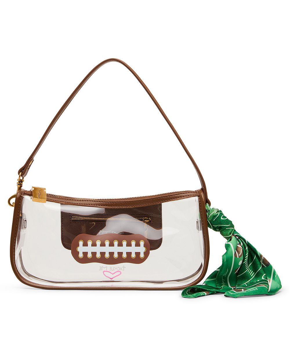 Betsey Johnson Miss Touchdown Clear Shoulder Handbag