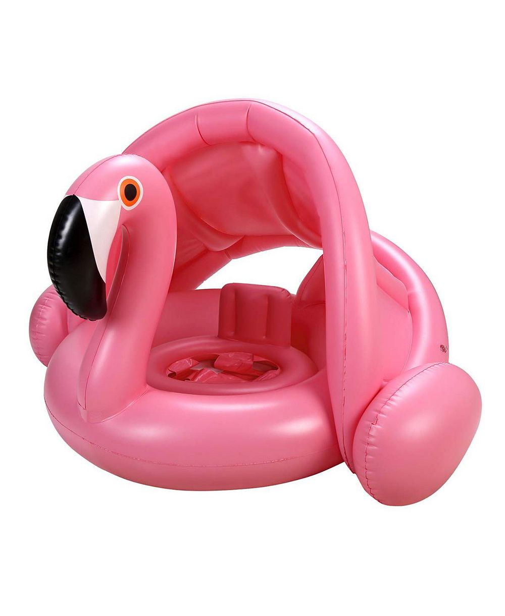 Надувной солнцезащитный тент AOFAR Flamingo для бассейна