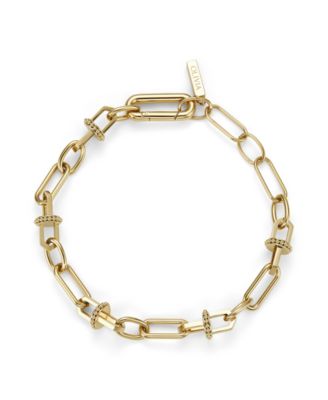 Женский браслет Olivia Burton Mini Anchor Link, золотистая нержавеющая сталь