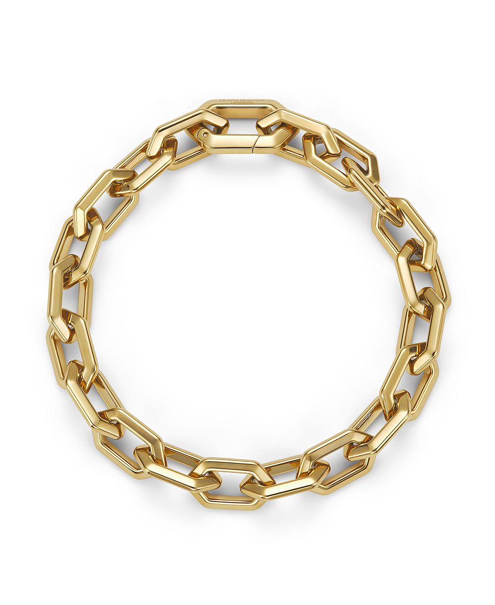 Женский браслет Olivia Burton Honeycomb Geo Gold-Tone Stainless Steel