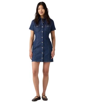 Levi's® Women's Trace Western Denim Shirt Dress