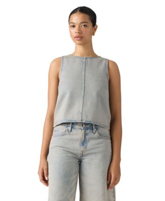 Levi's® Women's Fitted Cropped Denim Tank