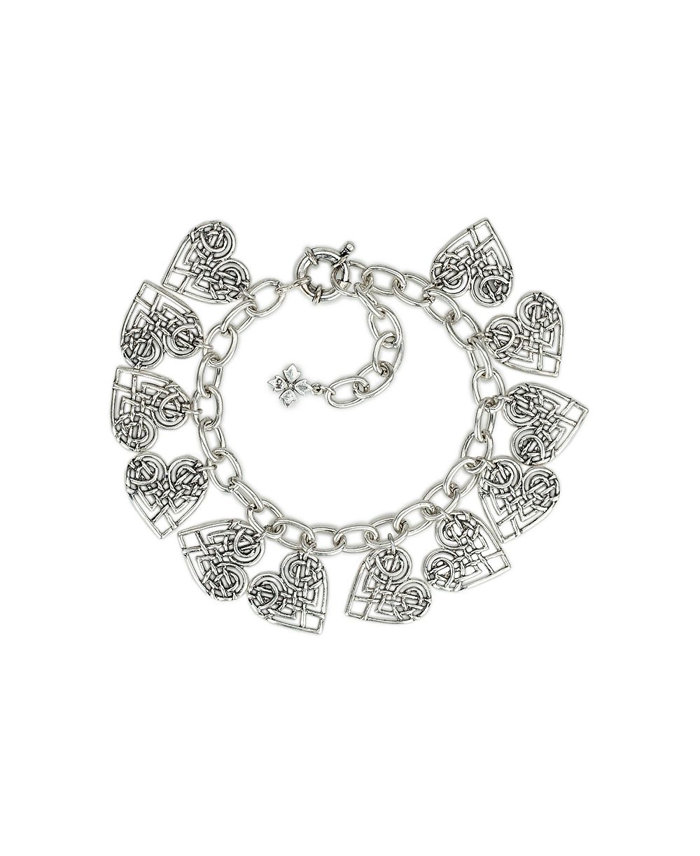 Браслет Patricia Nash Scandinavian Knot Collection Heart Charm