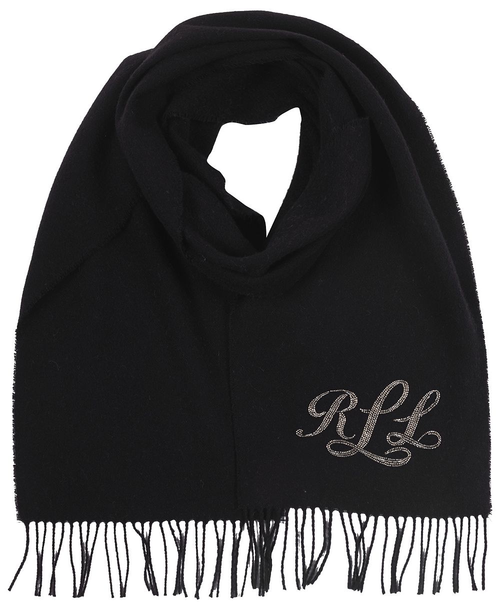 Lauren Ralph Lauren Beaded Logo Scarf