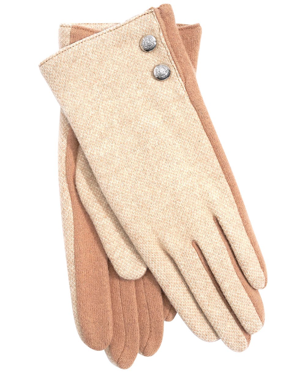 Lauren Ralph Lauren Two Button Pattern Top Gloves