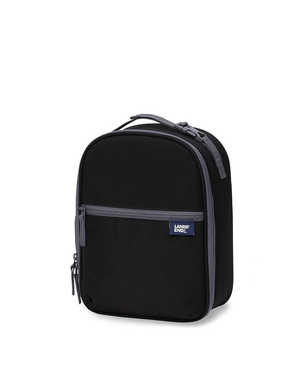 Lands' End Kids Insulated Soft Sided Solid Lunch Box