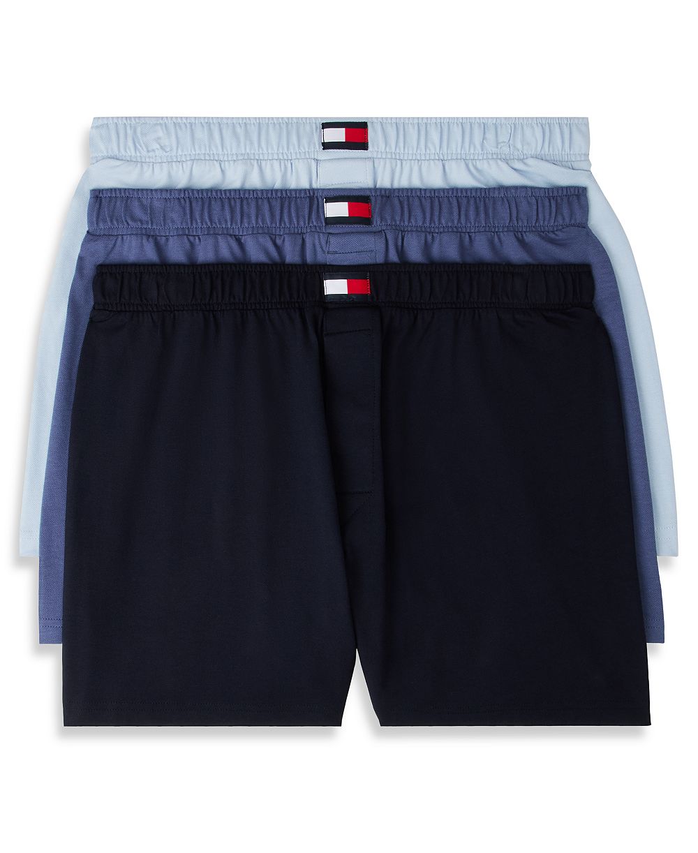 Tommy Hilfiger Men's Heritage Pique-Knit Boxer Briefs, 3-Pack