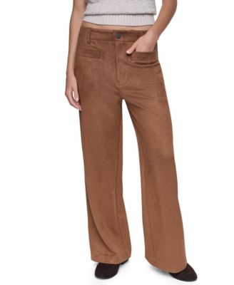DKNY Jeans женские укороченные брюки с высокой посадкой и широкими штанинами