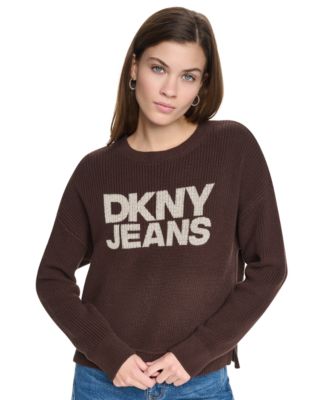 Женский свитер DKNY Jeans с длинным рукавом и асимметричным подолом