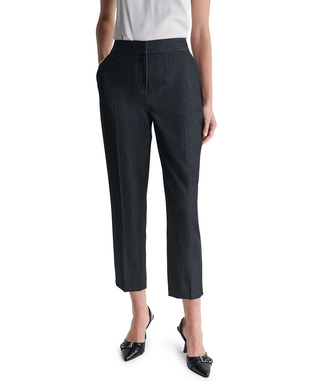 BCBG Женские брюки High-Rise Wide-Leg Full-Length