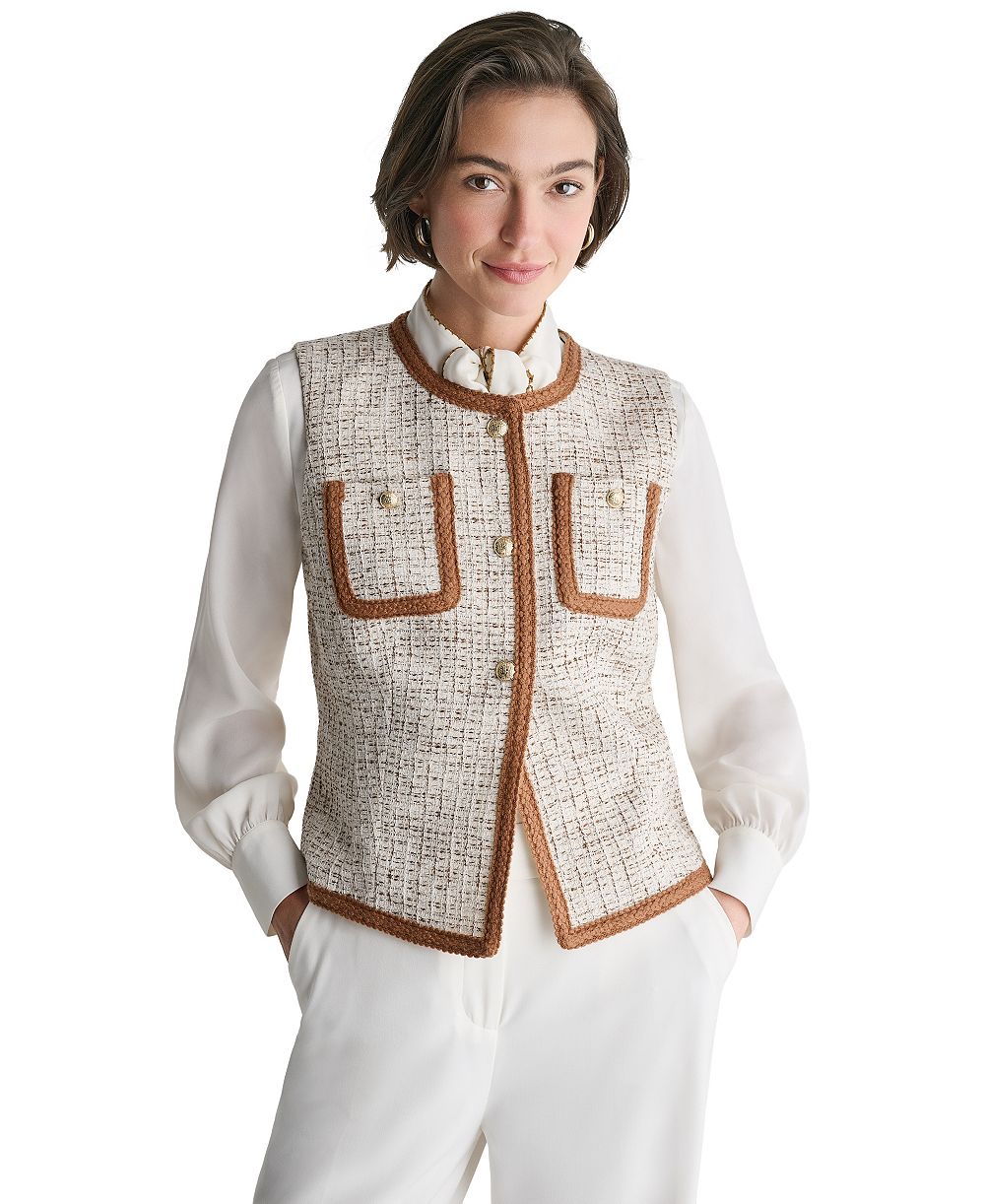 Женский жилет BCBG Tweed Sleeveless
