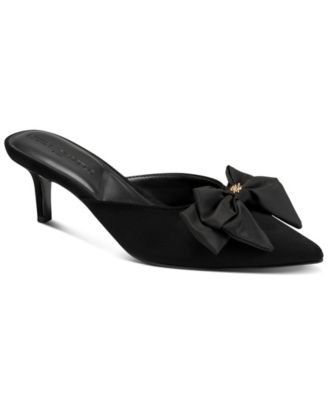 KARL LAGERFELD PARIS Women's Larina Slip-On Mule Pumps
