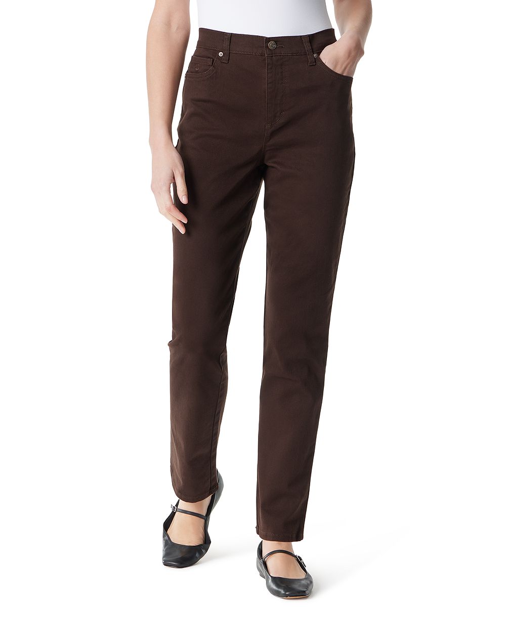 Gloria Vanderbilt Women's Amanda High-Waisted Straight-Leg Jeans