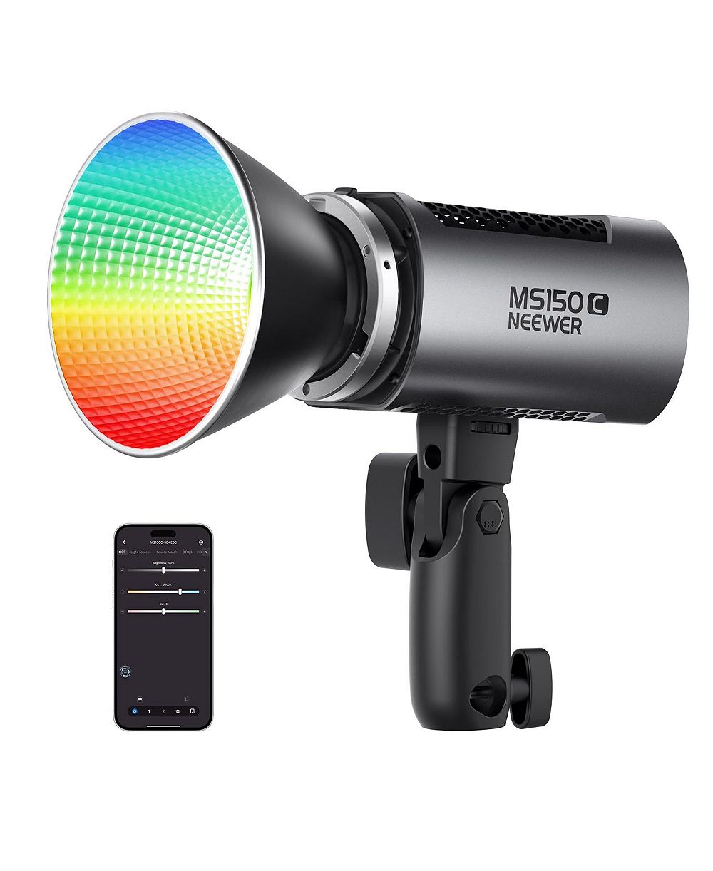 Neewer MS150C 150W Dimmable RGB LED Video Light