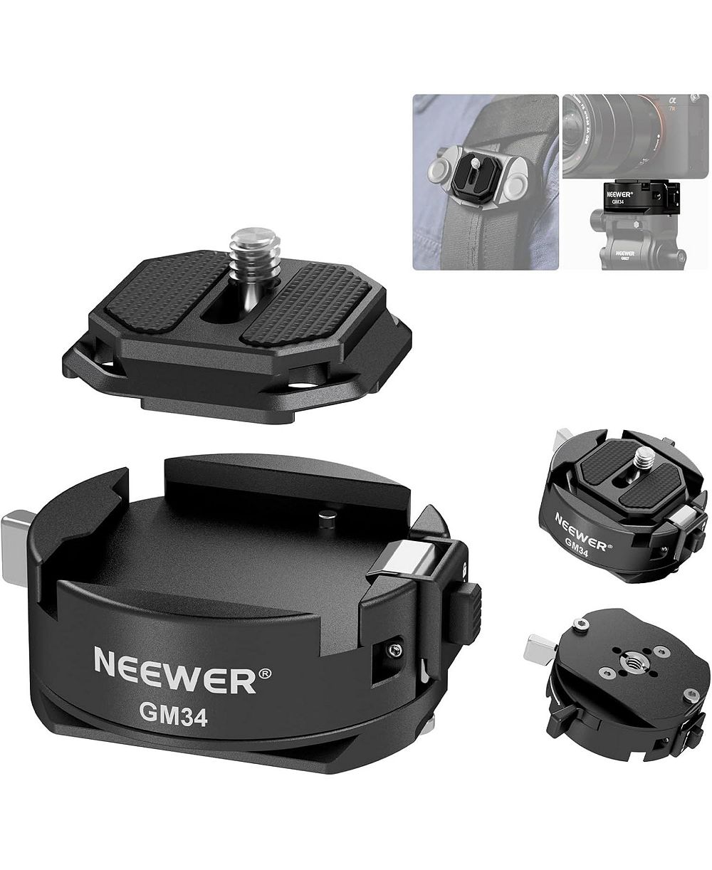 Neewer GM34 Arca Swiss Quick-Release Camera Mounting Plate