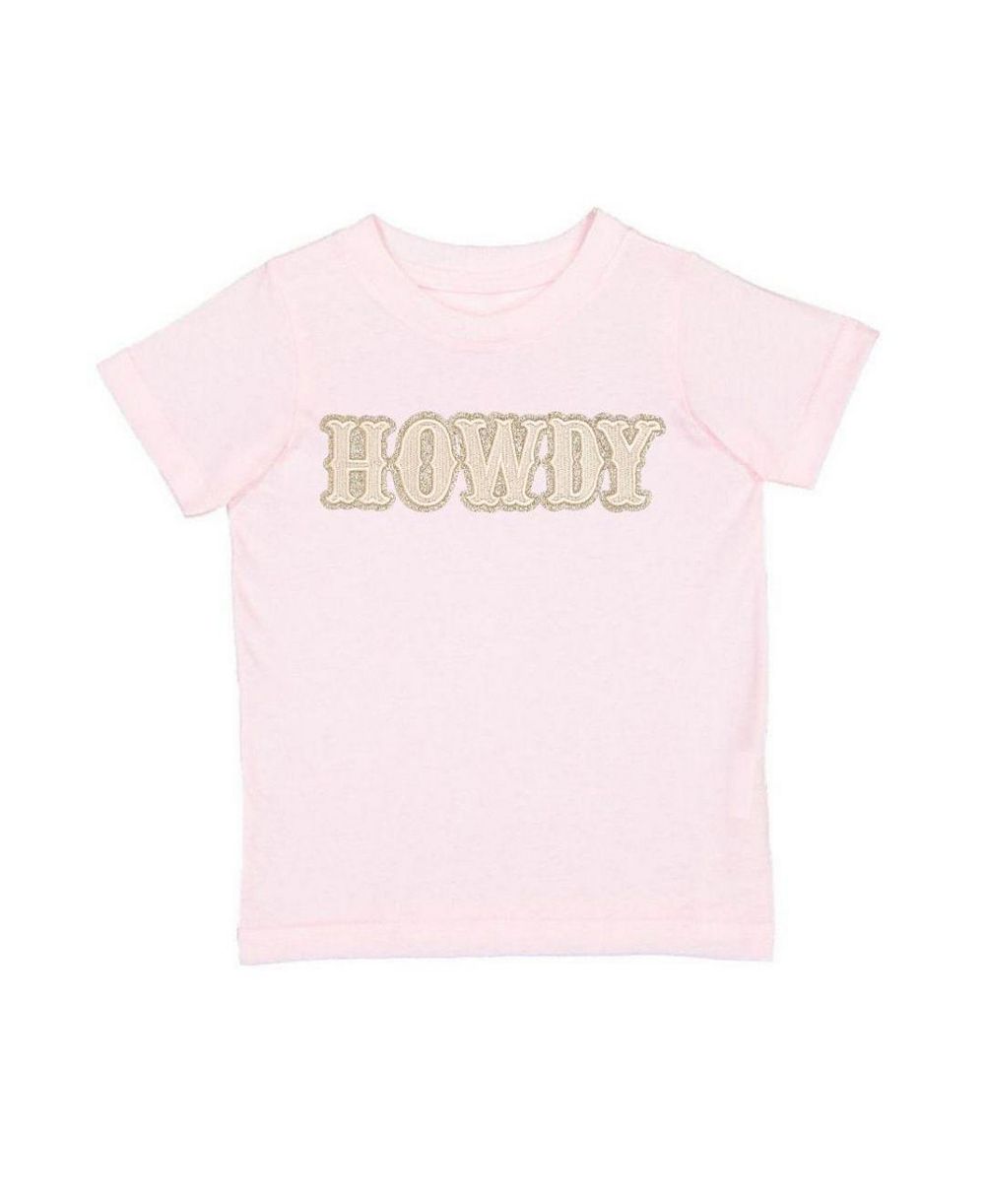 Детская футболка Sweet Wink Baby Girls Howdy Patch Western Short Sleeve