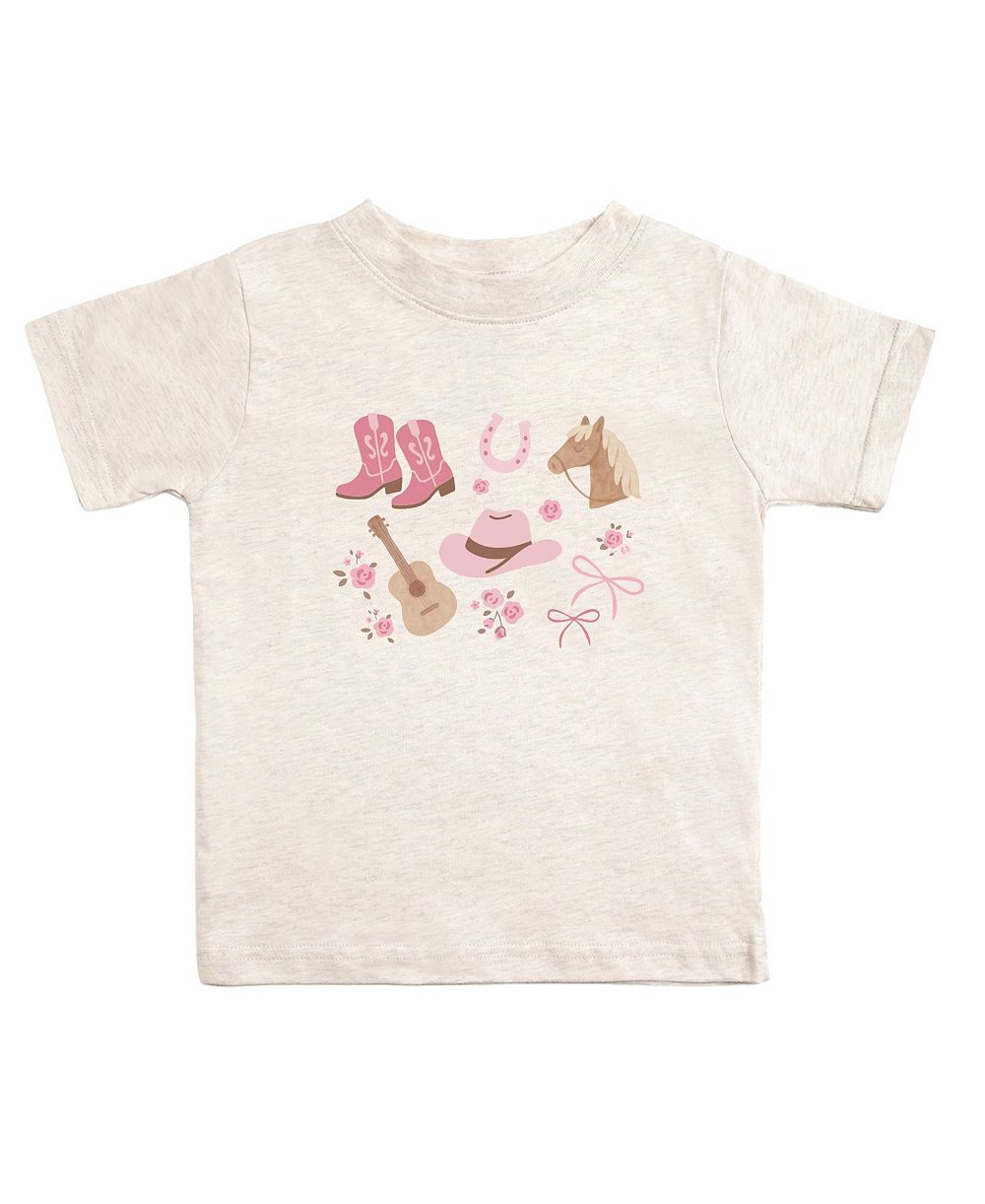 Sweet Wink Toddler Girls (2T - 4T) Western Girlie Short Sleeve T-Shirt