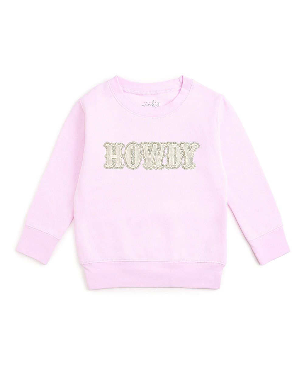 Детская толстовка Sweet Wink Howdy Patch Western Sweatshirt для девочек 12M - 24M