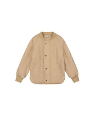 Deux par Deux Детский унисекс стеганый жакет с рукавами Raglan