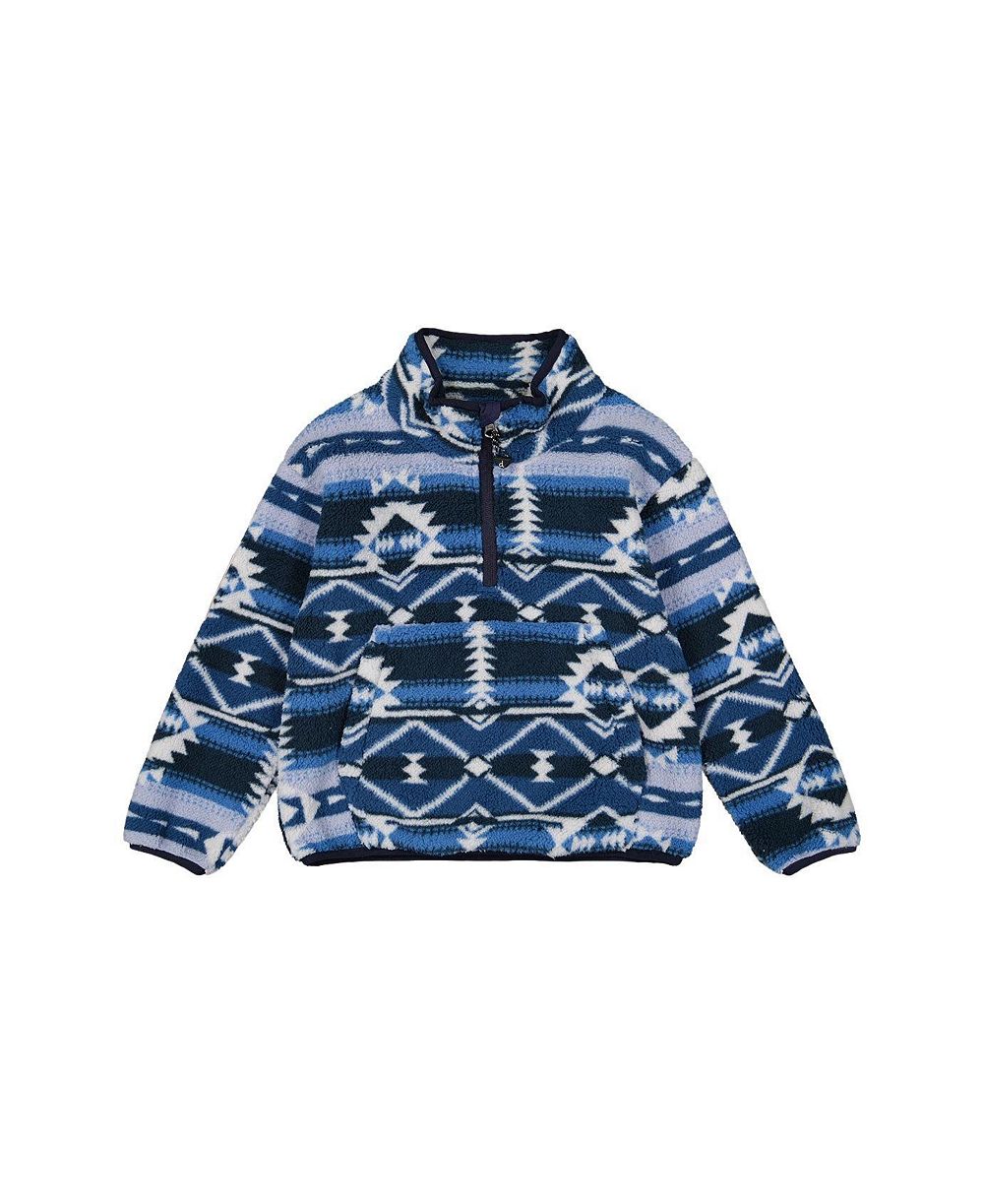 Детская плюшевая куртка Deux par Deux Little and Big Boy Mid-Season Aztec