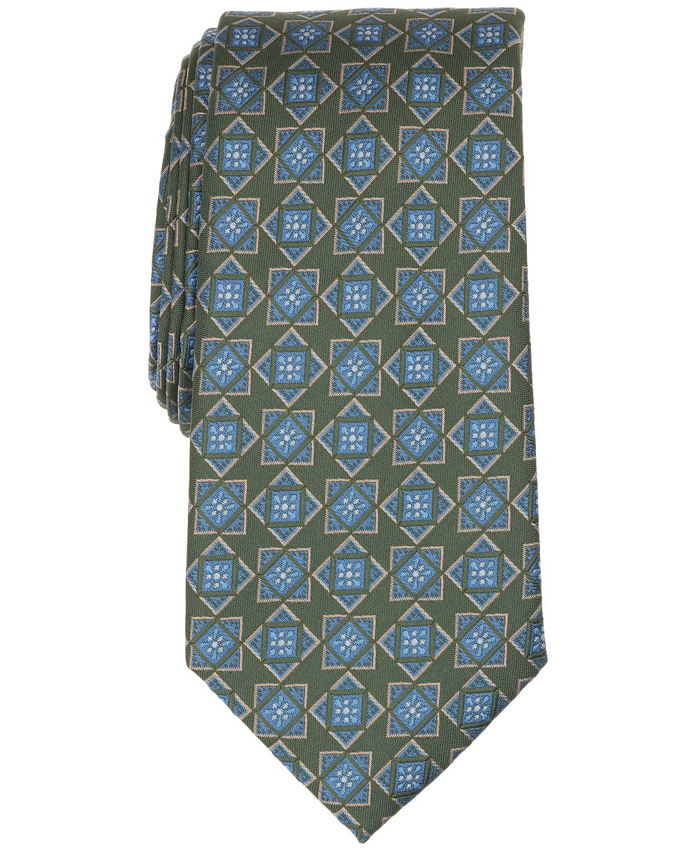 Мужской галстук Club Room Geometric Pattern Tie