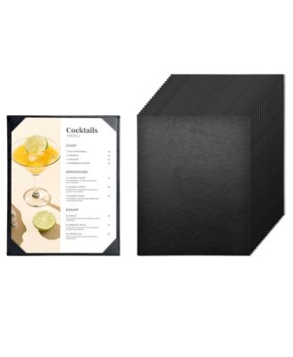 Меню-холдеры Yescom 20 шт 8.5"x11" из PU кожи