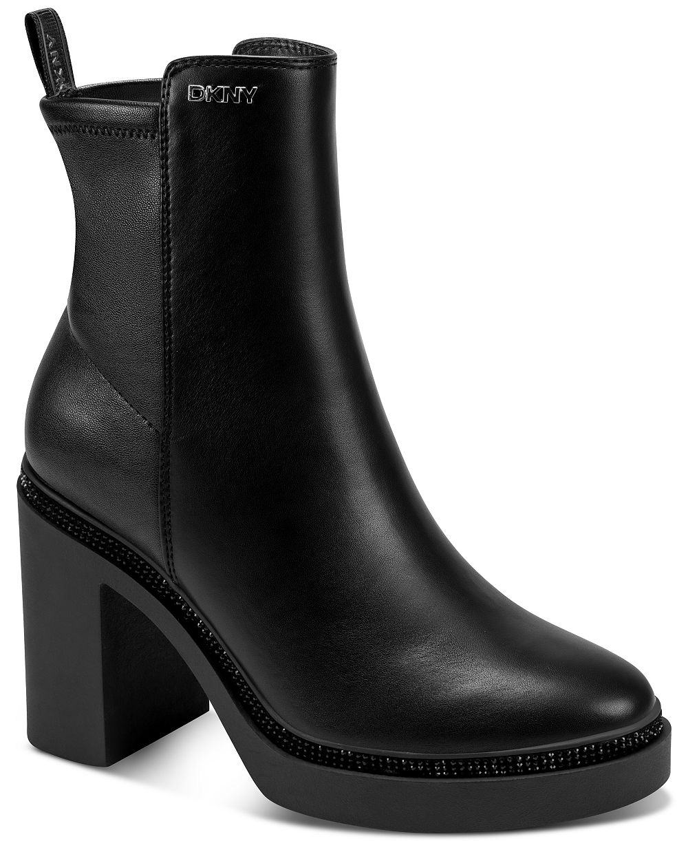 DKNY женские ботильоны на платформе и блочном каблуке Telsi