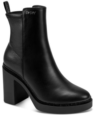 DKNY женские ботильоны на платформе и блочном каблуке Telsi