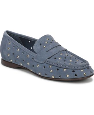 Blue Ash Studded Suede