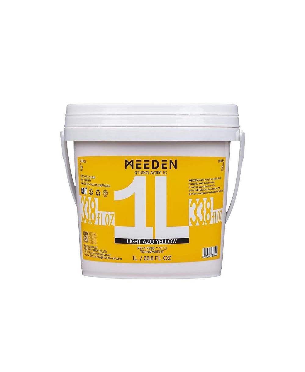 Meeden Studio акриловая краска Light Azo, 1Liter / 33.8 ounces