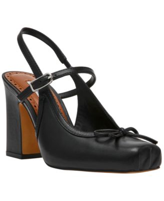 Steve Madden Женские туфли-лодочки Elaine Slingback на устойчивом каблуке