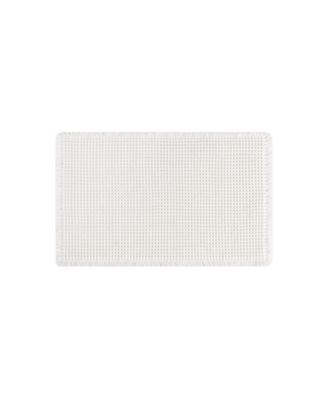 Lucky Brand Taylor Solid Waffle Weave Bath Rugs, 20" x 32"