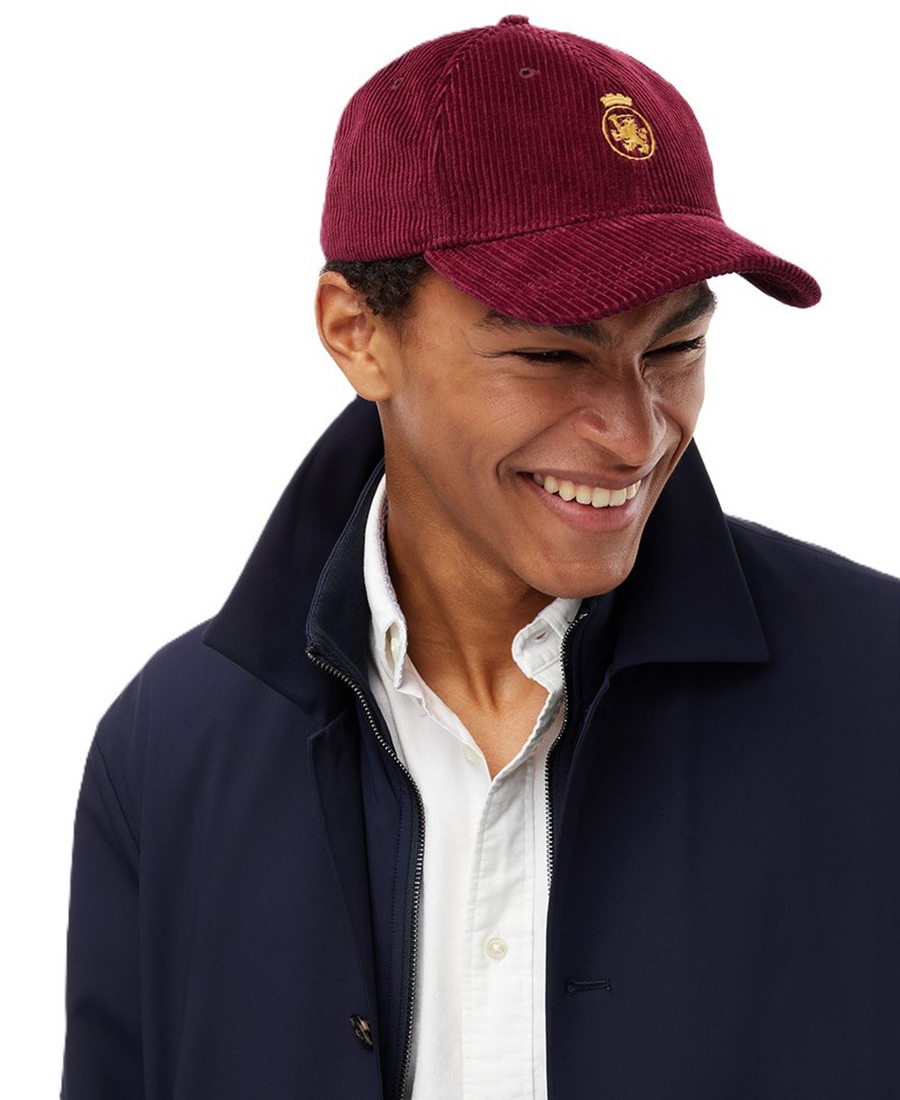 Бейсболка Tommy Hilfiger из вельвета с вышивкой