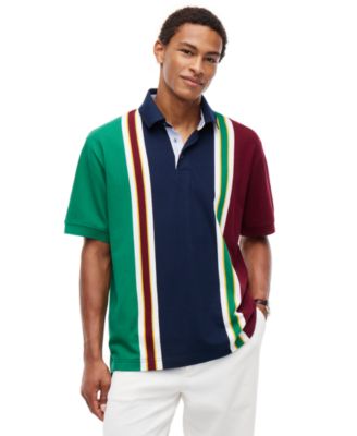 Tommy Hilfiger мужская хлопковая пике поло с американскими иконами и полоской