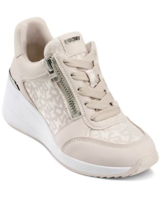 DKNY женские кеды-слипоны Kalina Lace-Up Wedge Sneakers