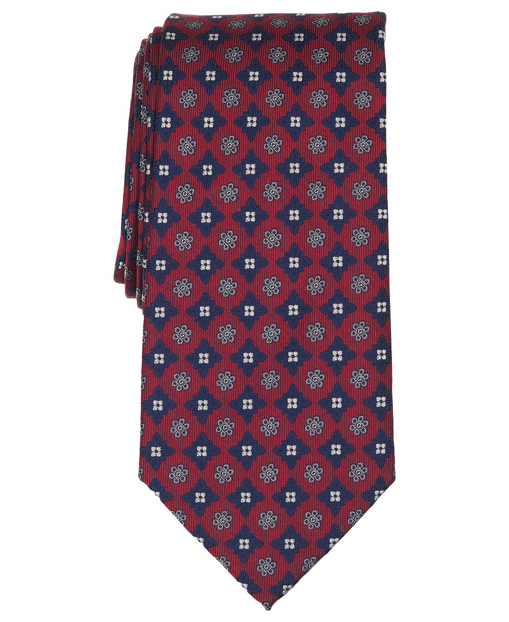 Brooks Brothers Мужской классический галстук Bold Flower Neat