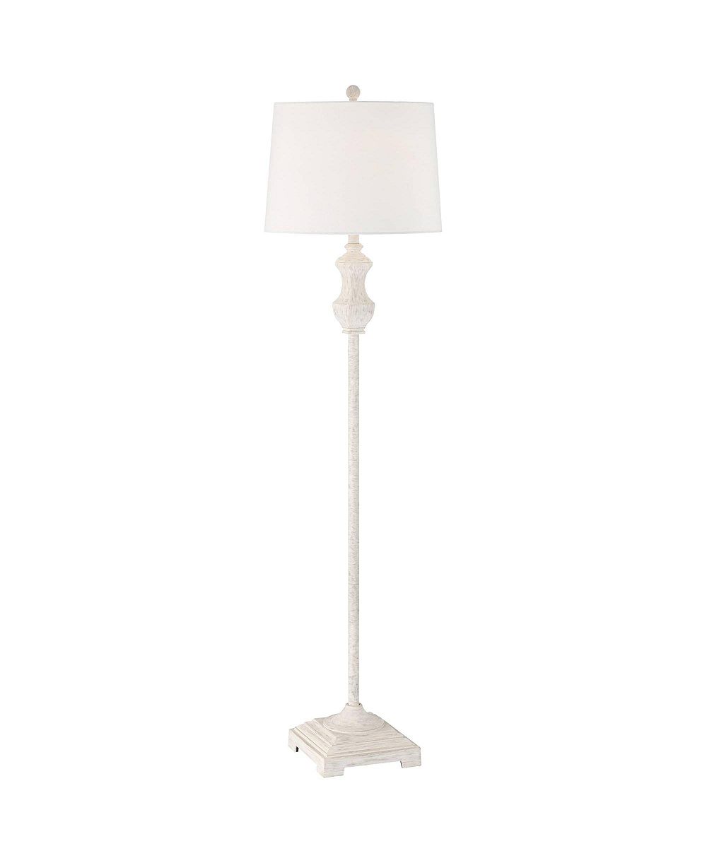 Barnes and Ivy Verona Traditional Shabby Chic 61 1/2" Tall Standing Floor Lamp Skinny Vintage Living Room Bedroom House