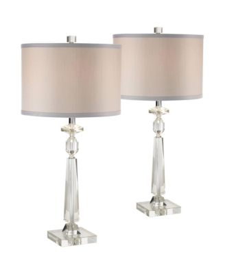 Набор из 2 современных геометрических настольных ламп Vienna Full Spectrum Aline 27" Tall